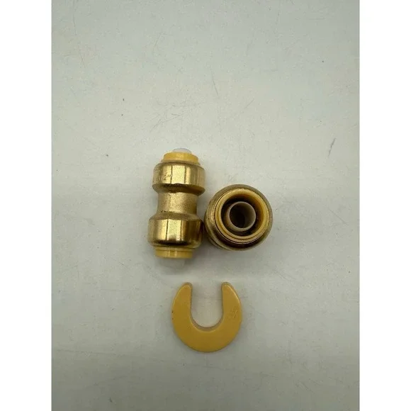 1/2 Brass Push-to-Connect Coupling - Picture 2 of 5